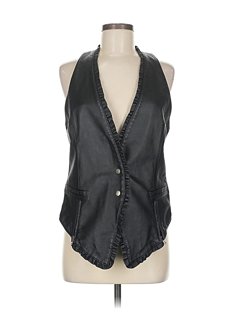 Pre-owned Aqua Tuxedo Vest In Black