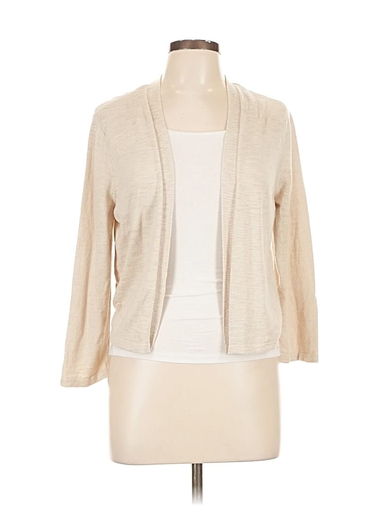 Pre-owned Croft & Barrow Cardigan Sweater In Brown