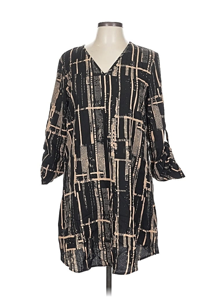 Pre-owned Shein Casual Dress In Black