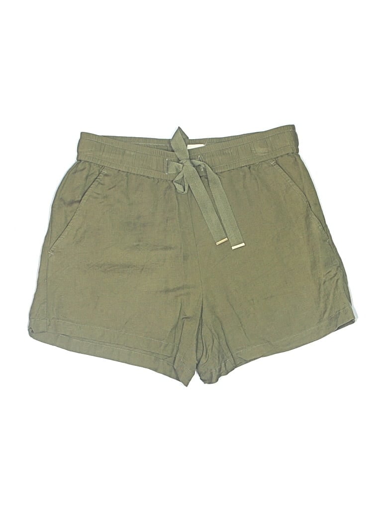 Pre-owned Ann Taylor Loft Khaki Shorts In Green