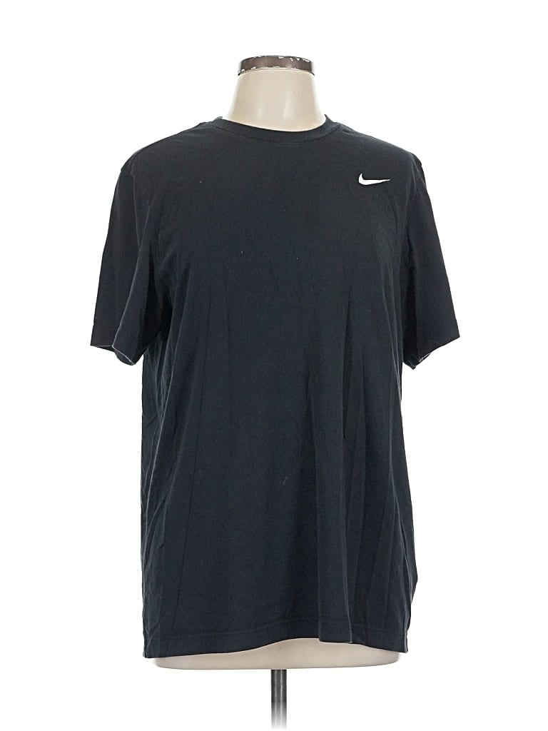 Pre-owned Nike Active T-shirt In Black