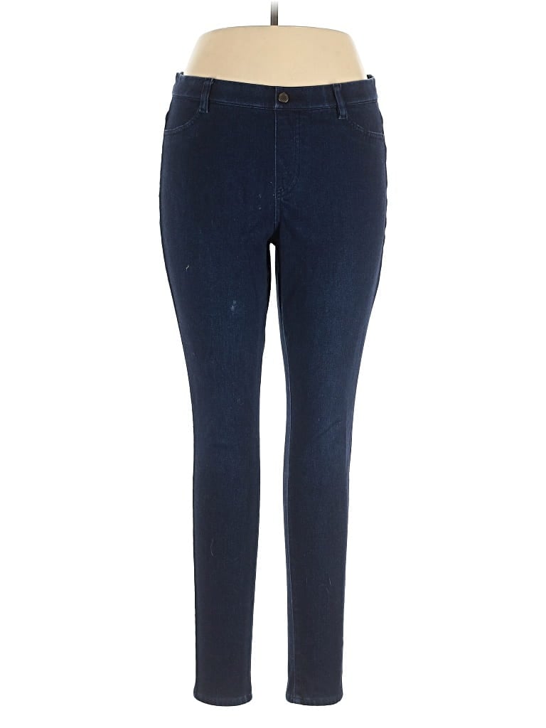 Pre-owned Uniqlo Jeggings In Blue