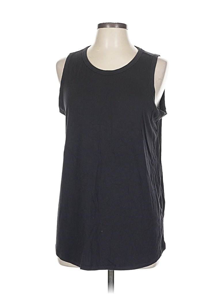 Pre-owned Athleta Sleeveless T-shirt In Black