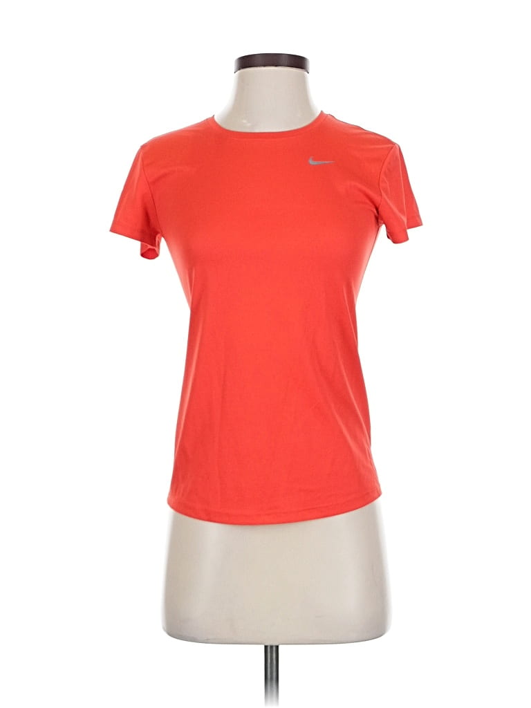 Pre-owned Nike Active T-shirt In Orange