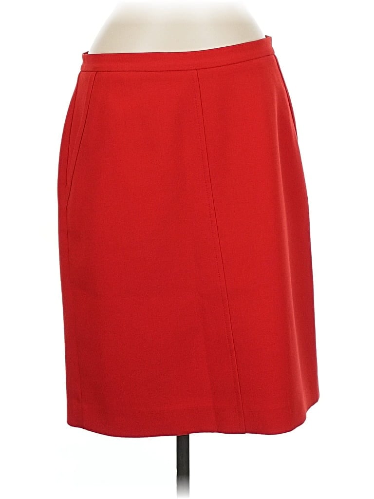 Pre-owned Anne Klein Formal Skirt In Red