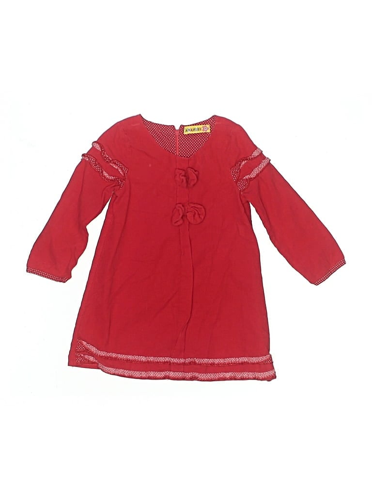 Pre-owned Assorted Brands Kids' Dress In Red