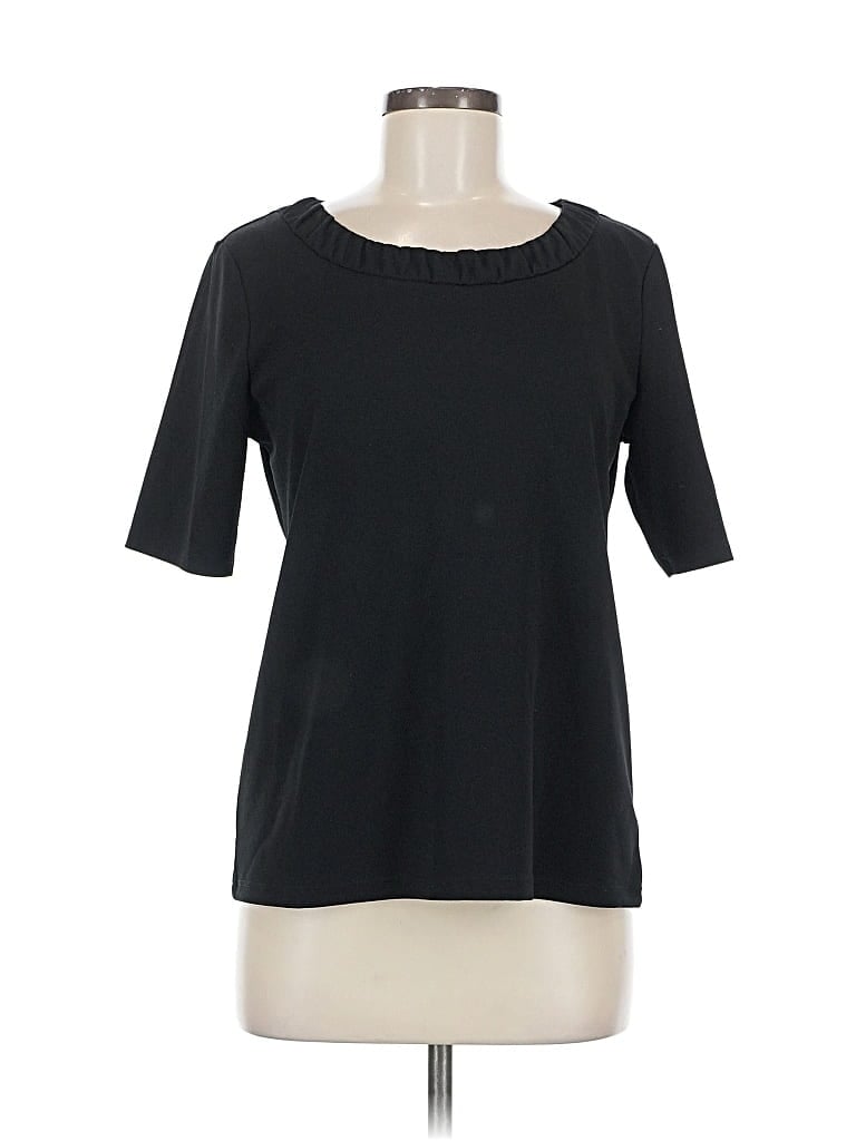 Pre-owned Talbots Short Sleeve T-shirt In Black