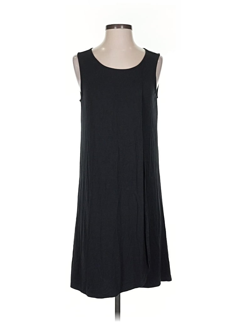 Pre-owned Joan Vass Casual Dress In Black