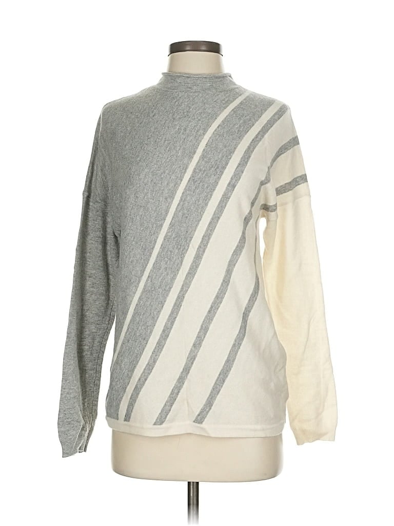 Pre-owned Armani Exchange Long Sleeve Turtleneck In Gray