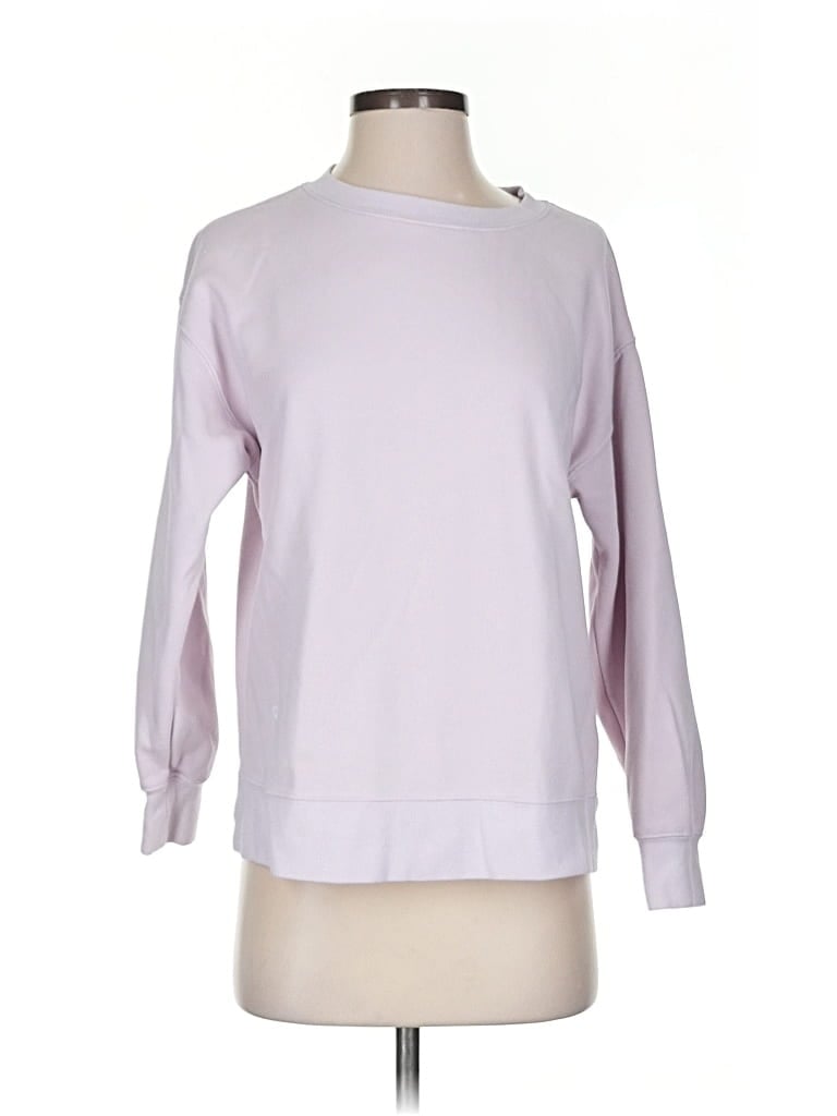 Pre-owned Fabletics Sweatshirt In Purple