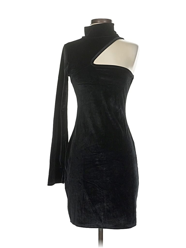 Pre-owned Unbranded Cocktail Dress In Black