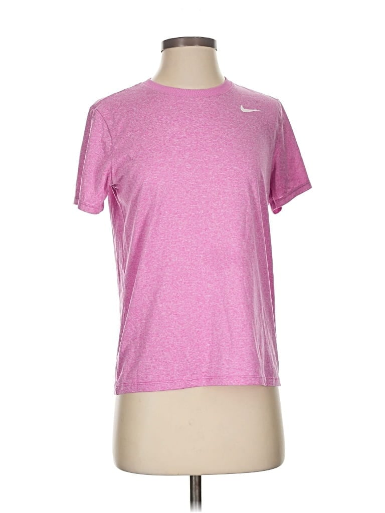 Pre-owned Nike Active T-shirt In Pink