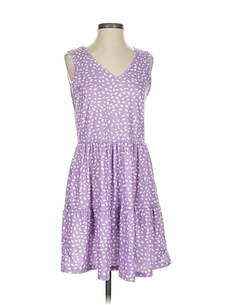 Pre-owned Assorted Brands Casual Dress In Purple