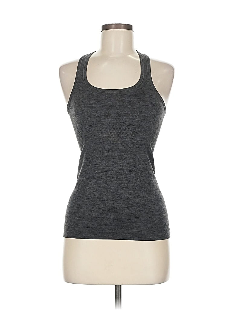 Pre-owned Lululemon Athletica Active Tank Top In Gray