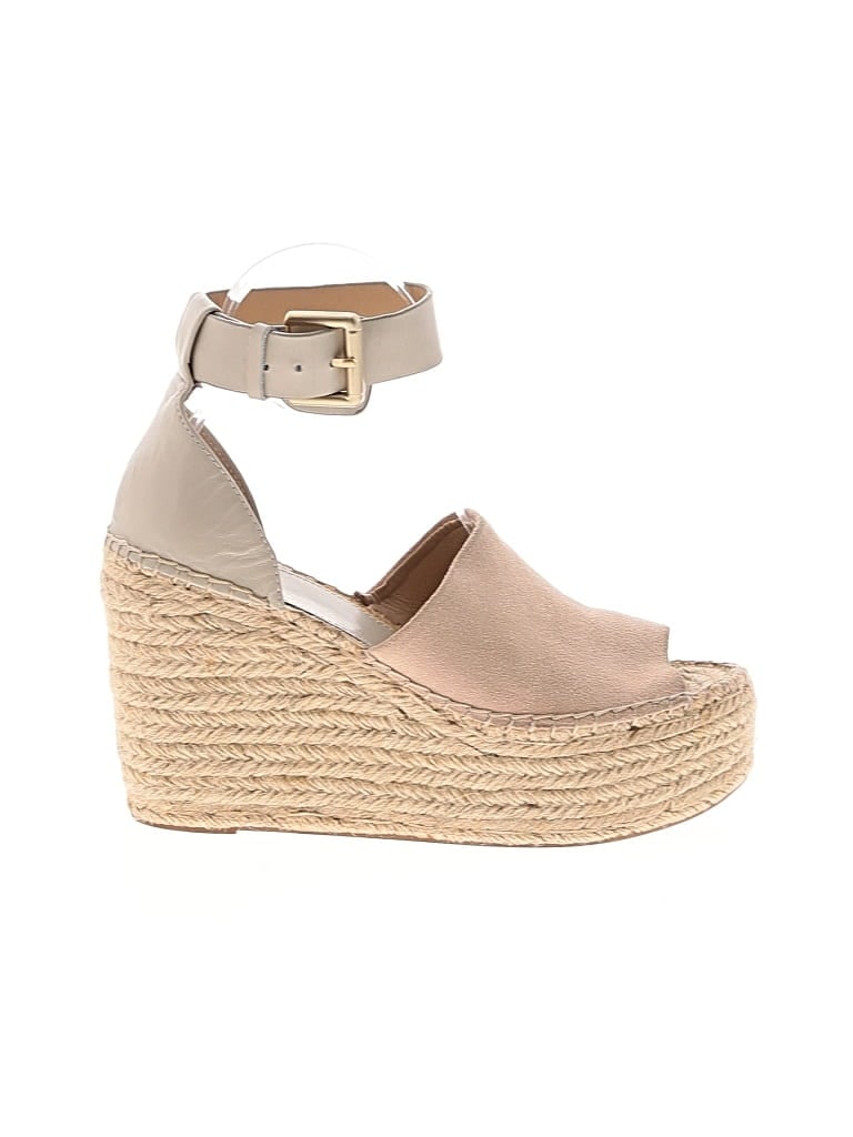 Pre-owned Marc Fisher Ltd Wedges In Brown