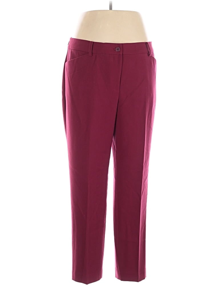Pre-owned Talbots Dress Pants In Burgundy