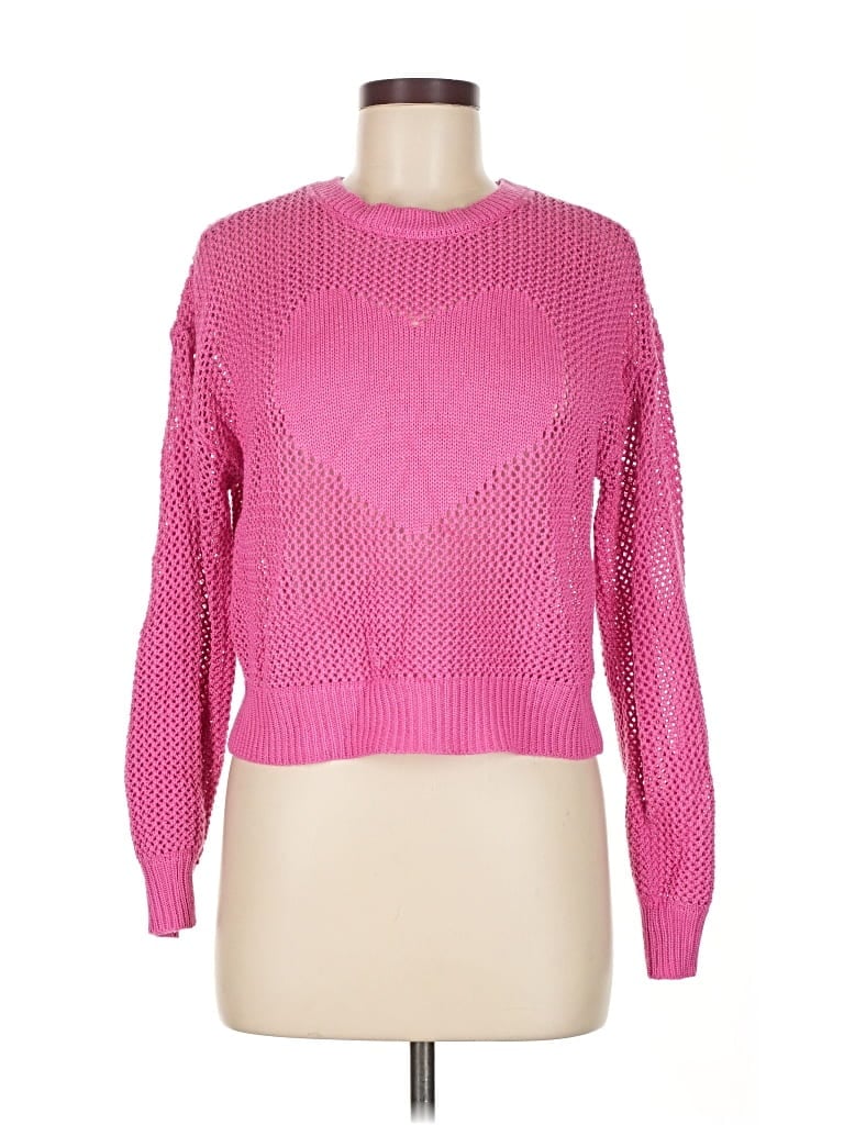 Pre-owned No Boundaries Pullover Sweater In Pink