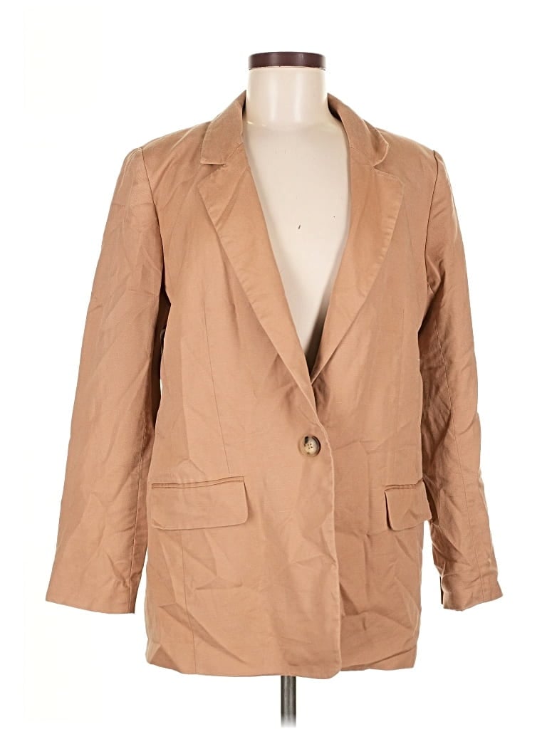 Pre-owned Ann Taylor Loft Blazer Jacket In Brown