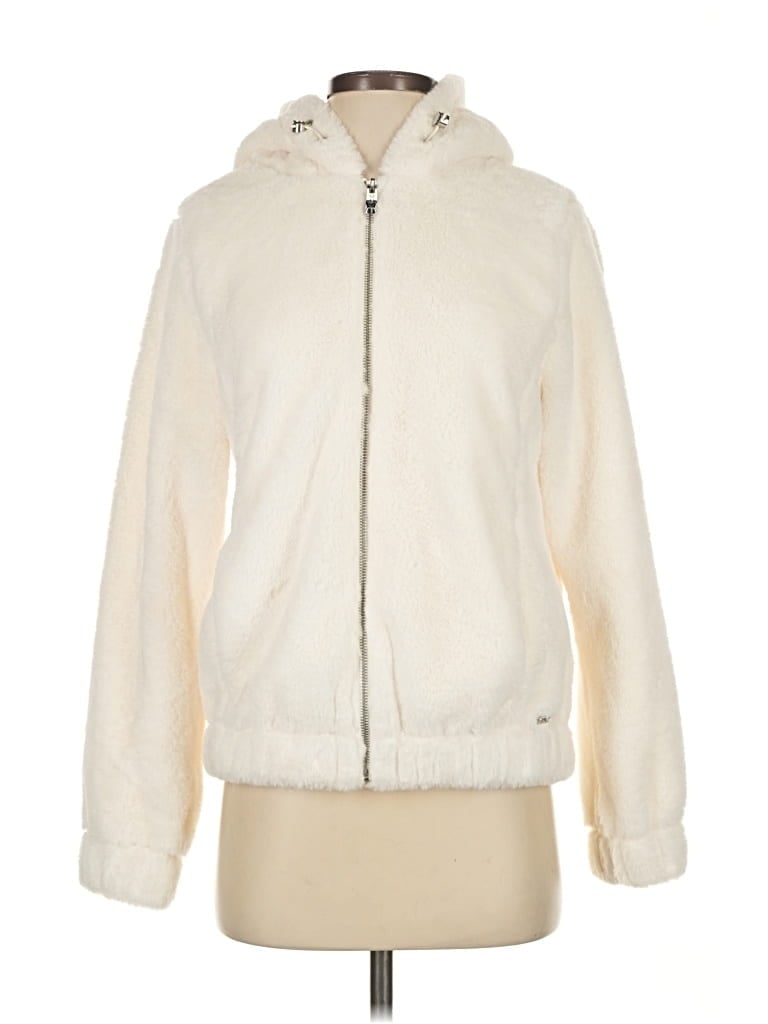 Pre-owned Marc New York Fleece Jacket In White