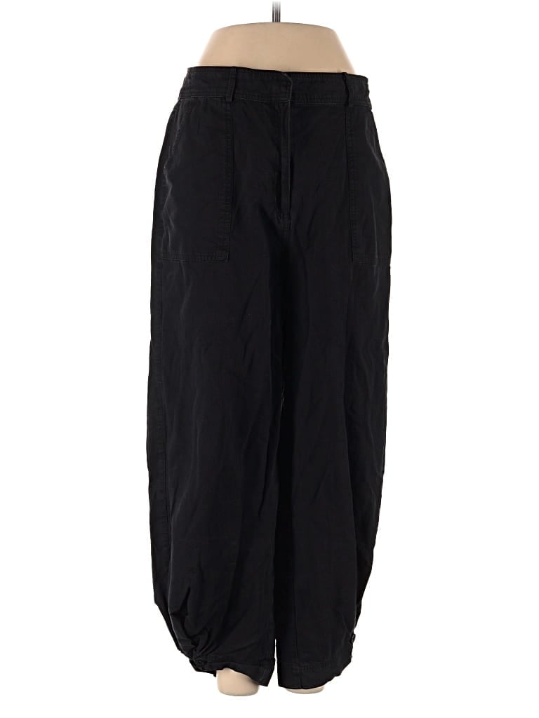 Pre-owned Aqua Casual Pants In Black