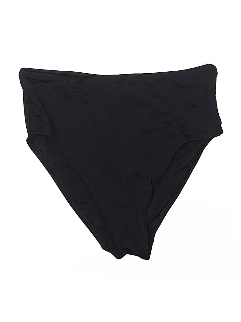 Pre-owned Lands' End Swimsuit Bottoms In Black
