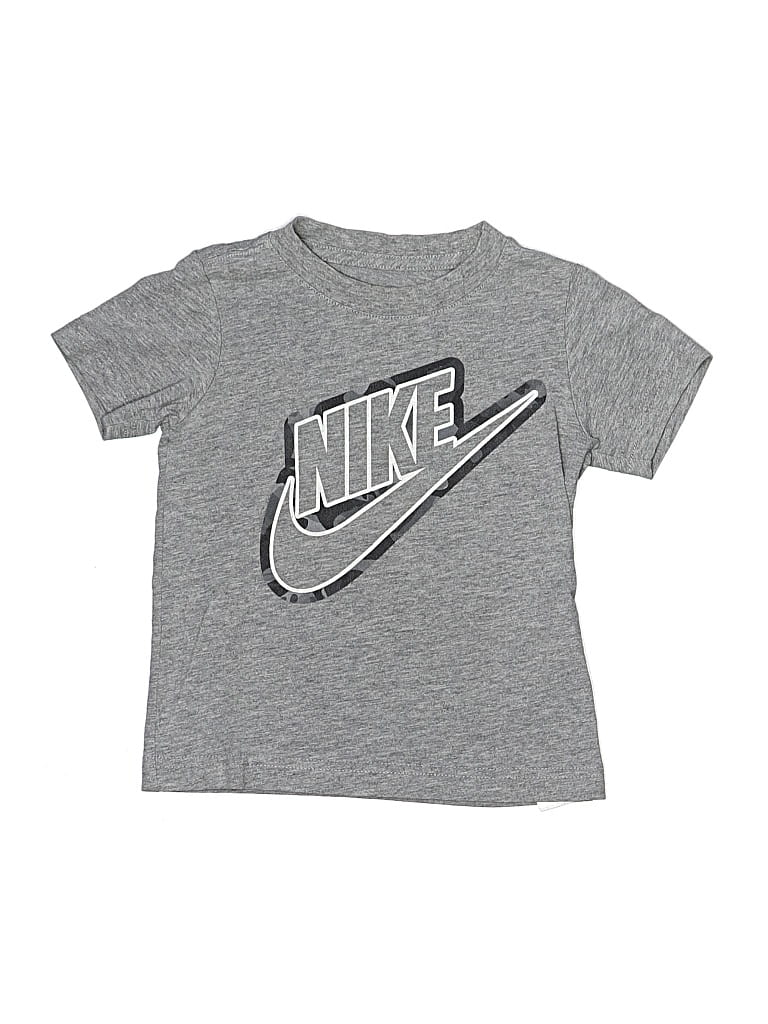 Pre-owned Nike Kids' Short Sleeve T-shirt In Silver