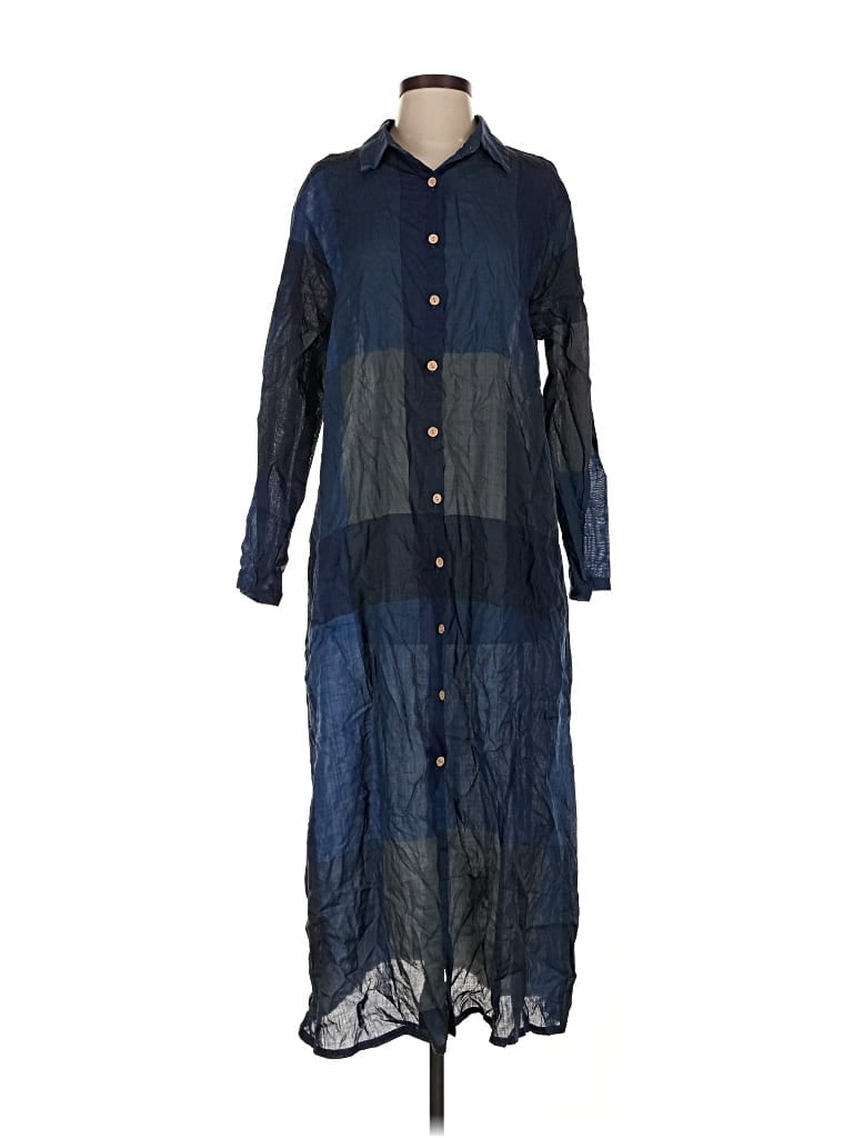 Pre-owned Unbranded Casual Dress In Blue