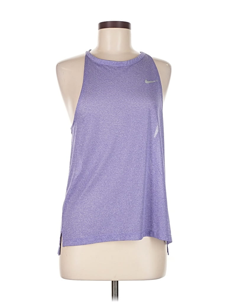 Pre-owned Nike Active Tank Top In Purple