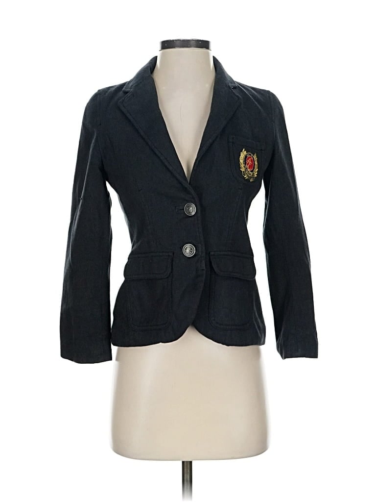 Pre-owned American Eagle Outfitters Blazer Jacket In Black