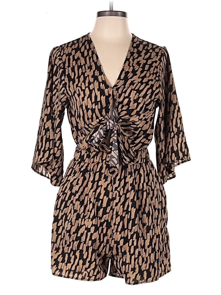 Pre-owned Fashion Romper In Brown