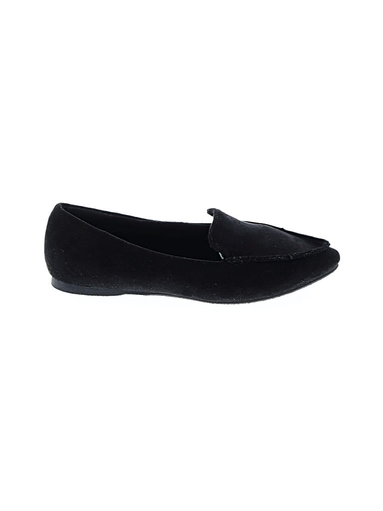 Pre-owned Assorted Brands Flats In Black