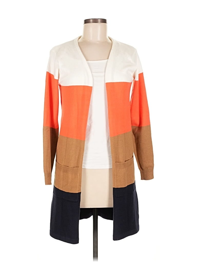 Pre-owned Unbranded Cardigan Sweater In Orange