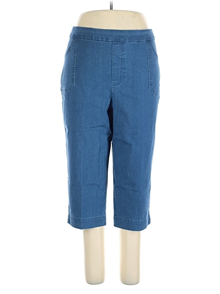 Pre-owned Isaac Mizrahi Live Casual Pants In Blue