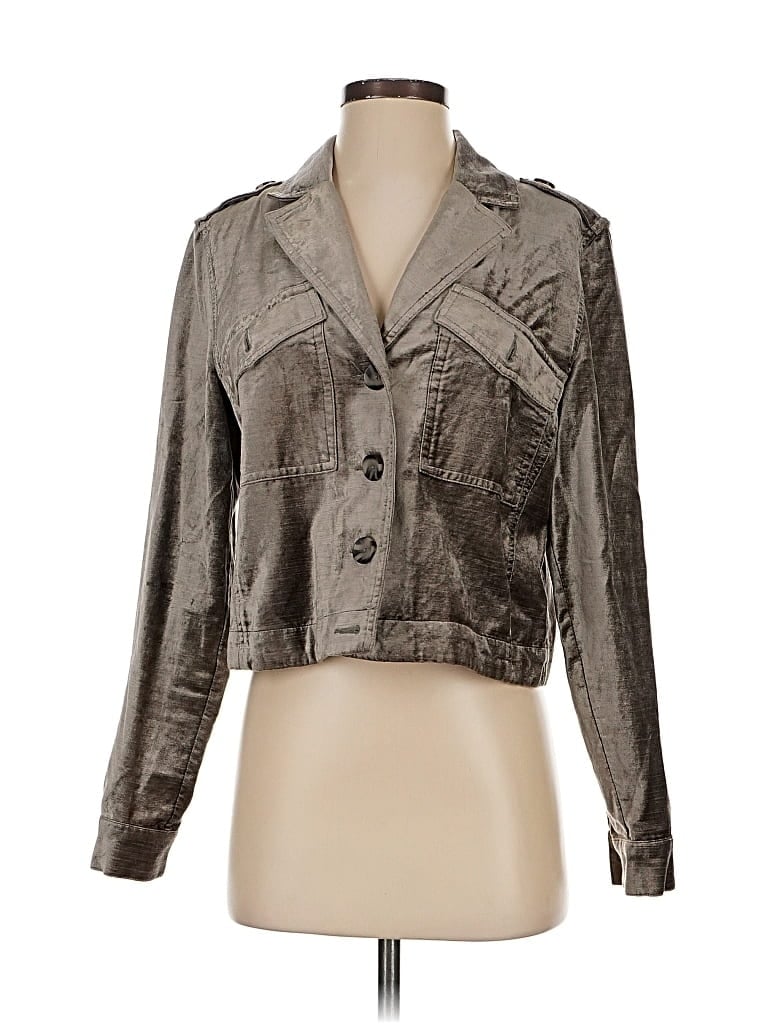 Pre-owned Cabi Jacket In Gray