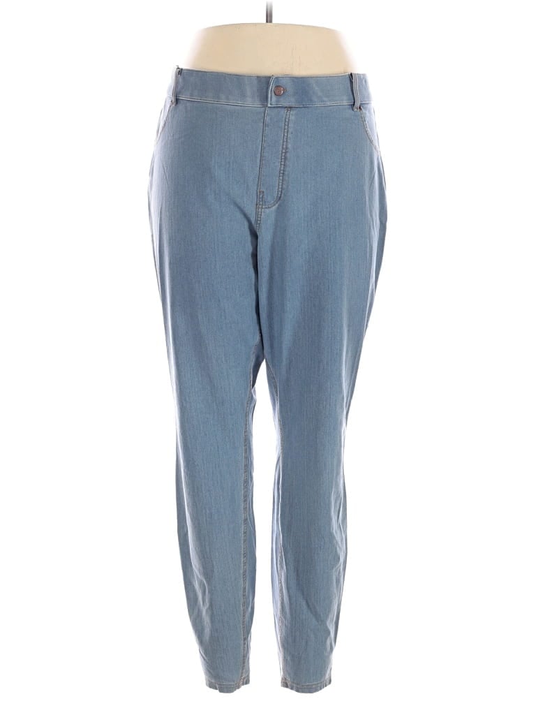 Pre-owned Hue Jeans In Blue