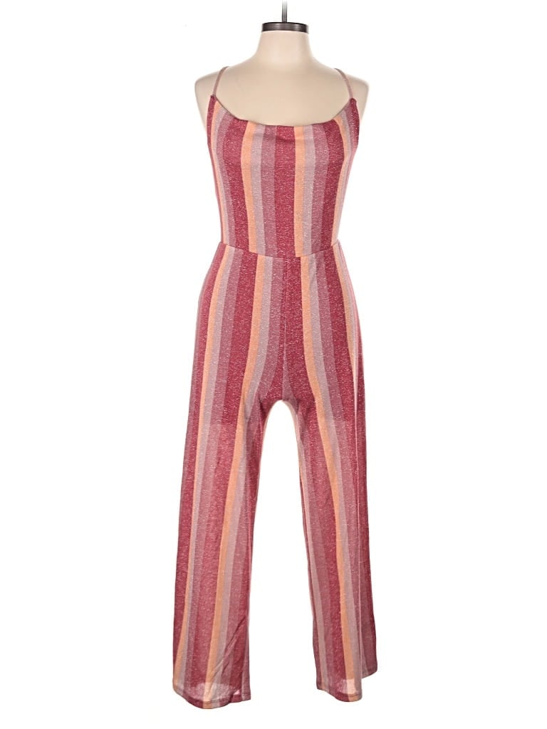 Pre-owned Mimi Chica Jumpsuit In Pink
