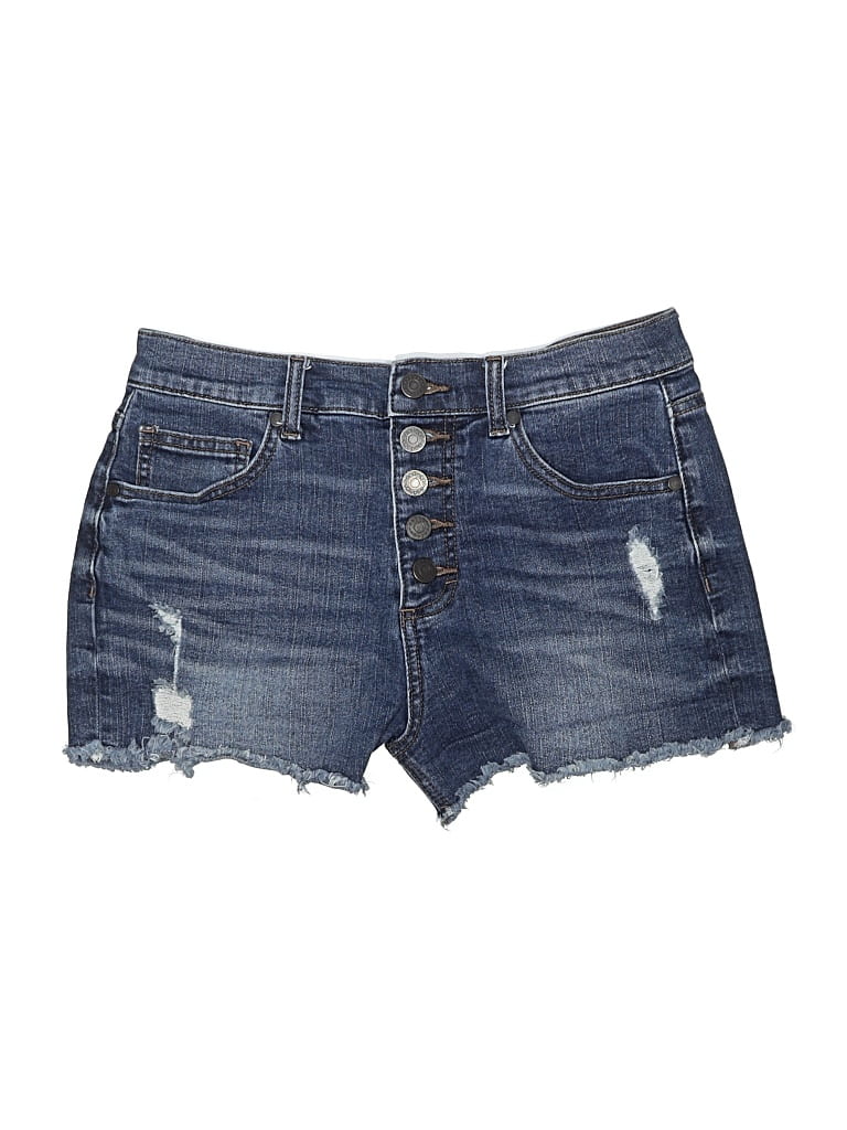 Pre-owned Refuge Denim Shorts In Blue