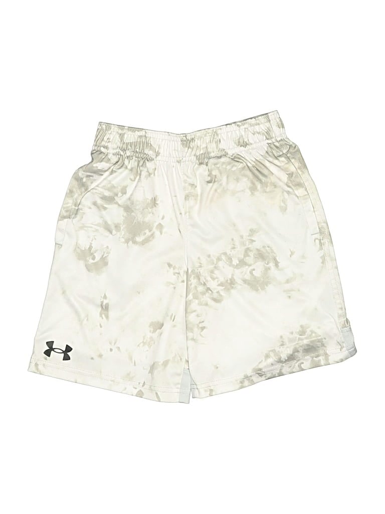 Pre-owned Under Armour Kids' Athletic Shorts In White