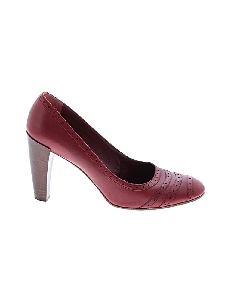 Pre-owned Max Mara Flats In Red