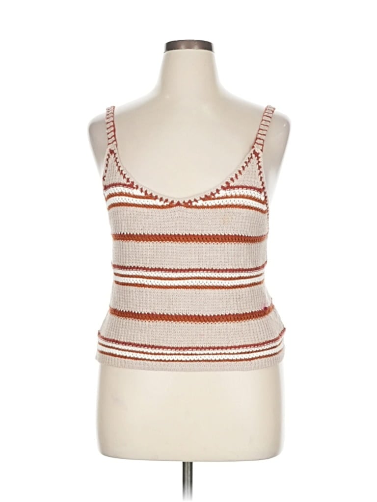 Pre-owned American Eagle Outfitters Sweater Vest In Orange