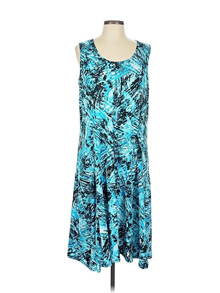 Pre-owned Kim Rogers Casual Dress In Blue