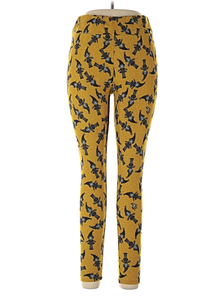 Pre-owned Lularoe Leggings In Yellow