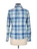 Assorted Brands 100% Cotton Checkered-gingham Blue Long Sleeve Button-Down Shirt Size M - photo 2