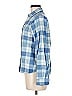 Assorted Brands 100% Cotton Checkered-gingham Blue Long Sleeve Button-Down Shirt Size M - photo 5
