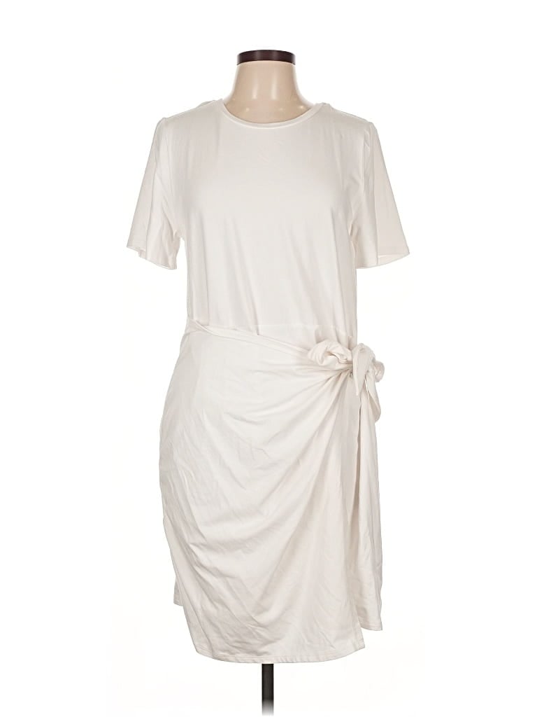 Pre-owned A New Day Casual Dress In White