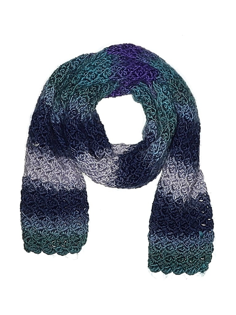 Pre-owned Unbranded Scarf In Blue