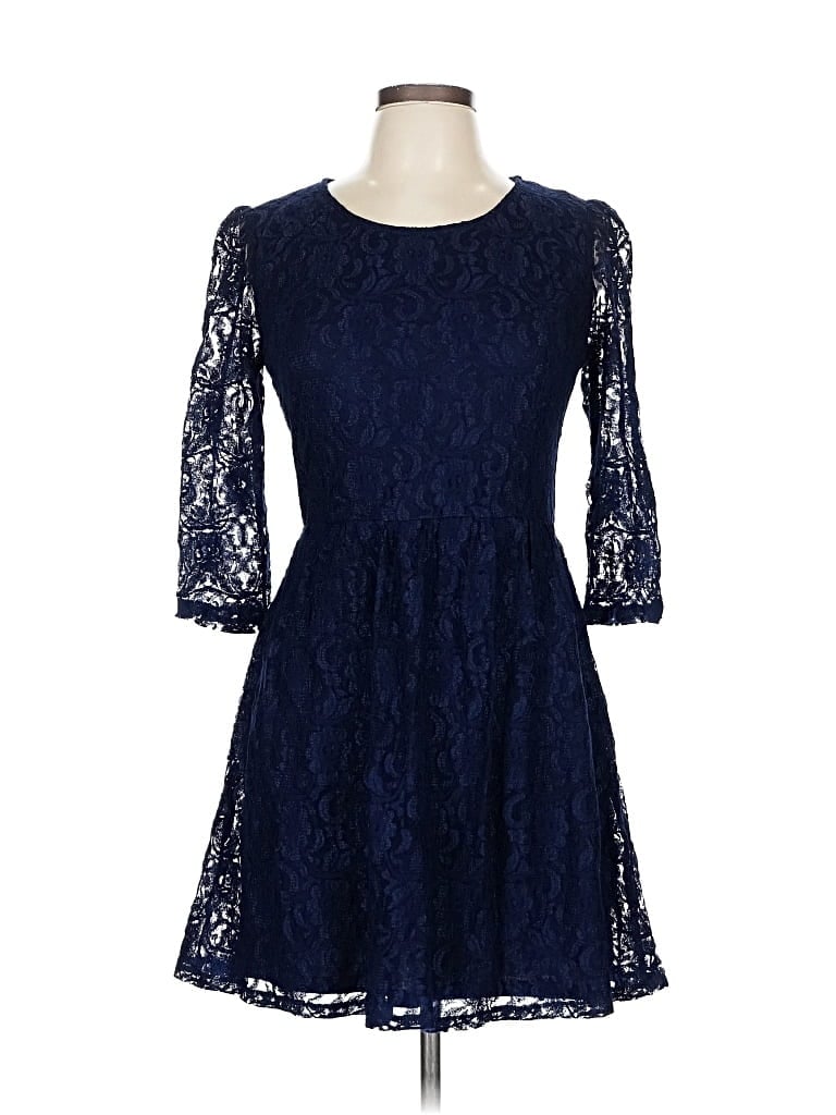 Pre-owned Forever 21 Cocktail Dress In Blue