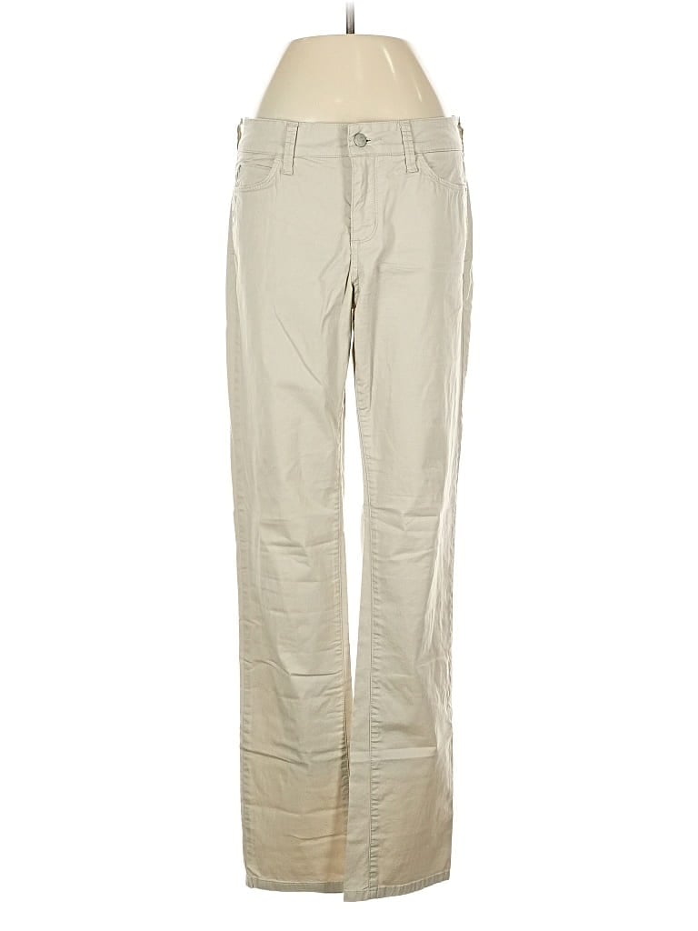 Pre-owned Nydj Khaki Pant In White