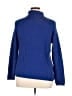 Coldwater Creek Chevron-herringbone Blue Turtleneck Sweater Size 1 - photo 2