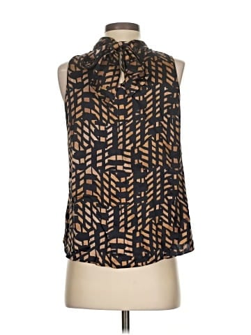 Go By Go Silk Sleeveless Silk Top (view 2)